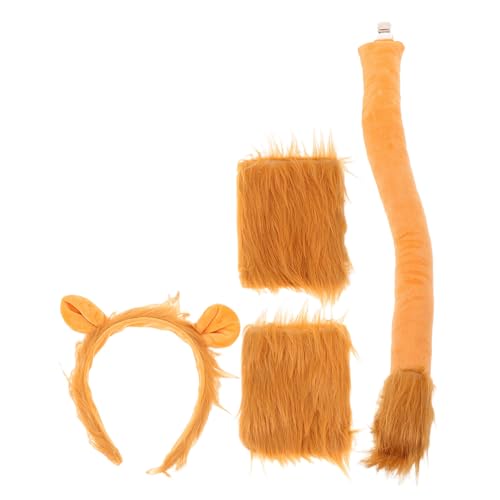 FRCOLOR 1satz Furry Löwenkostüm-set Mit Ohren Handschuhen Und Für Mädchen Und Erwachsene Für Cosplay Und Partys Weichem Warmem Material FRCOLOR 1satz Furry Löwenkostüm-set Mit Ohren Handschuhen Und Für Mädchen Und Erwachsene Für Cosplay Und Partys Weichem Warmem Material von FRCOLOR