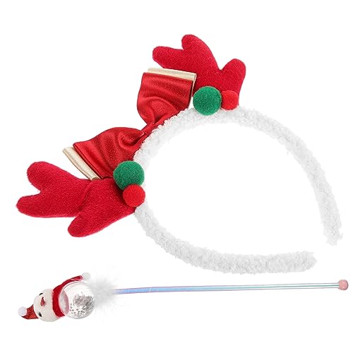 FRCOLOR 1satz Geweih Haarreifen Mit Niedlichen Antlerringen Teiliges Für Weihnachten Vielseitiges Party-accessoire Für Festliche Anlässe Und Cosplay von FRCOLOR