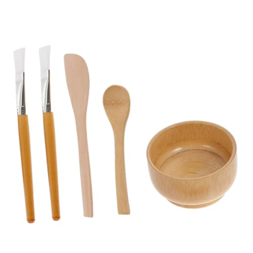 FRCOLOR 1satz Set Mit Natürlichem Holz Teiliges Set Mit Rührschüssel Löffel Und Pinseln Für Schönheitsmasken Und Hautpflege Für Zuhause Und Unterwegs FRCOLOR 1satz Set Mit Natürlichem Holz Teiliges Set Mit Rührschüssel Löffel Und Pinseln Für Schönheitsmasken Und Hautpflege Für Zuhause Und Unterwegs von FRCOLOR