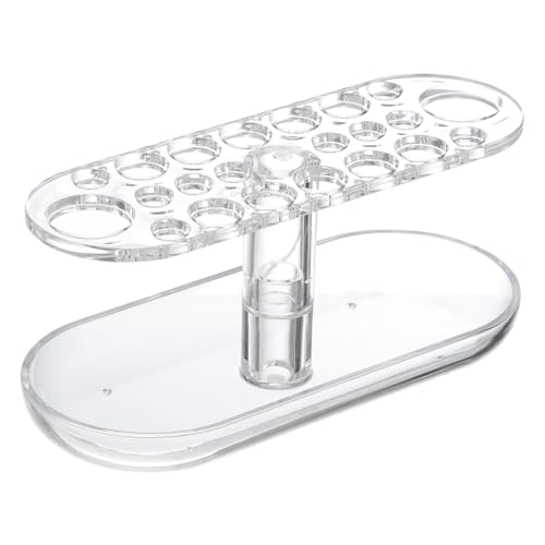 FRCOLOR Zum Trocknen Von Make-up-pinseln Acryl-make-up-pinselregal Einfache Montage Kosmetikpinsel-organizer Platzsparendes Design von FRCOLOR