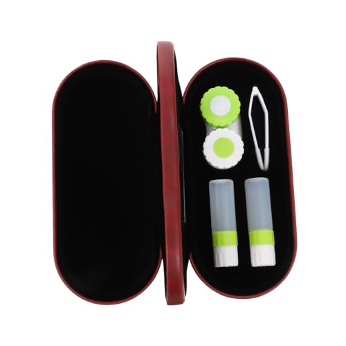 FRCOLOR Brillenbox Für Mehrere Brillen Aus Hochwertigen Materialien Brillenhalter Mit Linsenbox Aufbewahrungsbox Für Brillen Schützt Vor Kratzern Und Beschädigungen von FRCOLOR
