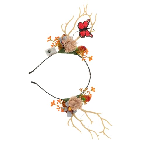 FRCOLOR Umweltfreundliches Weihnachtsgeweih-haarband Bequeme Kopfbedeckung für Partys von FRCOLOR