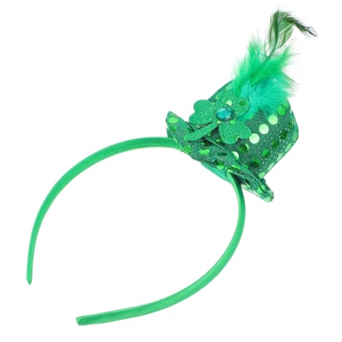 FRCOLOR Lustiger Grüner Hut Haarreif Stirnband Leicht Patricks Day Kopfbedeckung Für Festival-dekoration FRCOLOR Lustiger Grüner Hut Haarreif Stirnband Leicht Patricks Day Kopfbedeckung Für Festival-dekoration von FRCOLOR