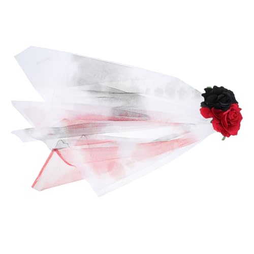 FRCOLOR Leichtes -haarnadel-stirnband Mit Rosen-blumenmuster Für Halloween-karnevals-verkleidungen von FRCOLOR