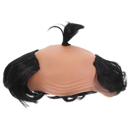 FRCOLOR 1stück Bald Perücke Für Cosplay Und Rollenspiele Lustige Samurai Glatze Für Kostümpartys Karneval Und Festivals Hochwertiges Atmungsaktives Material Für Komfortablen von FRCOLOR