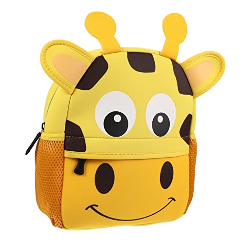 FRCOLOR Junge Mädchen Rucksack Vorschule Tasche Cartoon Tier Muster Kindergarten Satchel Mit Seitentaschen Und Verstellbarem Schultergurt Aus Hochwertigem Material von FRCOLOR