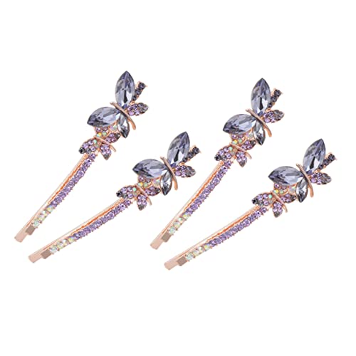 FRCOLOR Schmetterling Haar Zubehör Mädchen Strass Haar Barrettes Frauen Haar Clip Set FRCOLOR Schmetterling Haar Zubehör Mädchen Strass Haar Barrettes Frauen Haar Clip Set von FRCOLOR