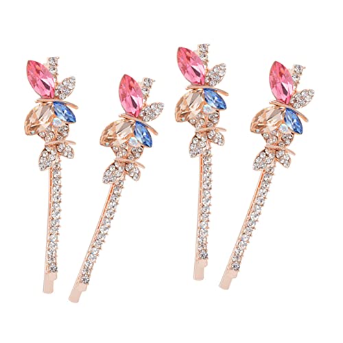 FRCOLOR 2paare Haarspangen Schmetterling Für Damen Strass Haarschmuck Haarspangen Für Frauen Party Accessoires Hingucker Für Alltag Und Festlichkeiten von FRCOLOR