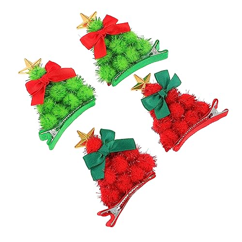 FRCOLOR Einzigartiges Weihnachtsbaum-haarnadel-set Weihnachts-haarspangen-set Für Jungen Und Mädchen Party- Und Schulgeschenk Weihnachts-haarnadeln Für Frauen Und Männer von FRCOLOR