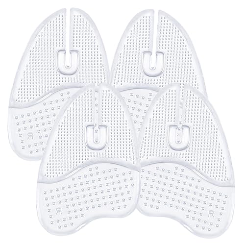 FRCOLOR 2er-pack Mittelfußpolster Selbstklebende Zehenpolster Für Den Vorfußbereich Für Damen Bequeme Fußpolster Für Hausschuhe Und Sandalen von FRCOLOR