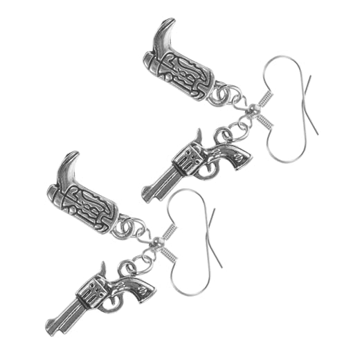 FRCOLOR 2 Paare Cowgirl Ohrringe Damen Baumelnde Western Ohrringe Mit Präziser Handarbeit Leicht Zu Pflegen Für Vielseitigen Schmuckstil von FRCOLOR