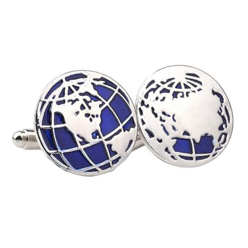 FRCOLOR 2 Paare Manschettenknöpfe Männer Mann Selbst Vater Links Hochzeit Manschette Verbindet Das Geschäft Hemdärmelknopf Hemdärmelverzierung Zinklegierung Blau FRCOLOR 2 Paare Manschettenknöpfe Männer Mann Selbst Vater Links Hochzeit Manschette Verbindet Das Geschäft Hemdärmelknopf Hemdärmelverzierung Zinklegierung Blau von FRCOLOR