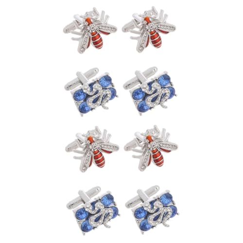 FRCOLOR 2 Sätze Bienen-manschettenknöpfe Manschettenknöpfe Aus Metall Anzug-manschettenknöpfe Für Männer Accessoire Für Herrenanzüge Biene Schmuck Zinklegierung 2 Paare * 2 FRCOLOR 2 Sätze Bienen-manschettenknöpfe Manschettenknöpfe Aus Metall Anzug-manschettenknöpfe Für Männer Accessoire Für Herrenanzüge Biene Schmuck Zinklegierung 2 Paare * 2 von FRCOLOR