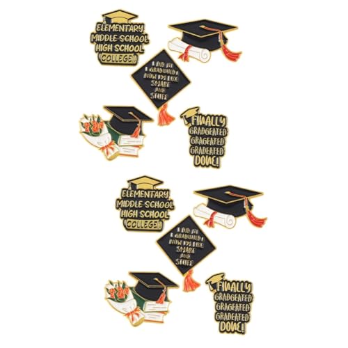 FRCOLOR 2 Sätze Brosche Studenten Stifte Pin-ästhetik Anstecknadeln Für Rucksäcke Revers Für Männer Abstecknadeln Jacken Schenken Abschlussnadel Hutnadel Für Männer Legierung 5 Stück * 2 von FRCOLOR