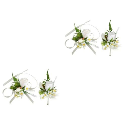 FRCOLOR 2 Sätze Corsage Handgelenk Hochzeit Braut- Wolke für Höhle Korsage Braut Boutonniere Bräutigam Corsage Ansteckblume aus künstlichen Blumen Braut Corsage Seidenblume FRCOLOR 2 Sätze Corsage Handgelenk Hochzeit Braut- Wolke für Höhle Korsage Braut Boutonniere Bräutigam Corsage Ansteckblume aus künstlichen Blumen Braut Corsage Seidenblume von FRCOLOR