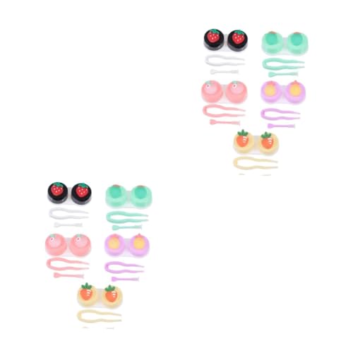 FRCOLOR 2 Sätze Etui Brillenhalter Ständer Brillenetui Pinzette Reiseetui Etui Case Organizer Pp 5 Stück * 2 von FRCOLOR