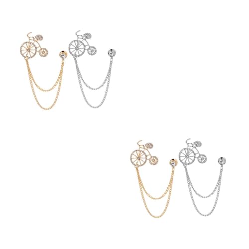 FRCOLOR 2 Sätze Fahrrad Broschen Für Kleidung Stilvolle Dekoration Für Taschen Schals Hüte Für Partys Besondere Anlässe 2 Stück * 2 von FRCOLOR