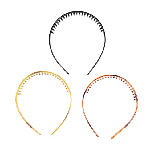 FRCOLOR 2 Sätze Haarband Mit Gebrochener Haars Chnalle Stirnbänder Für Männer Sport-stirnband Haarbänder Für Mädchen Haarschmuck Für Damen Frauen Stirnband Mann Gebrochenes Haar Kopftaste von FRCOLOR