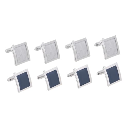 FRCOLOR 2 Sätze Herren Manschettenknöpfe Rechteckige Cufflinks Für Verbindungselemente Für Business Hochzeitsoutfits Robustes Legierungsmaterial Stilvolle Modeaccessoires Für 2 Paare * 2 FRCOLOR 2 Sätze Herren Manschettenknöpfe Rechteckige Cufflinks Für Verbindungselemente Für Business Hochzeitsoutfits Robustes Legierungsmaterial Stilvolle Modeaccessoires Für 2 Paare * 2 von FRCOLOR