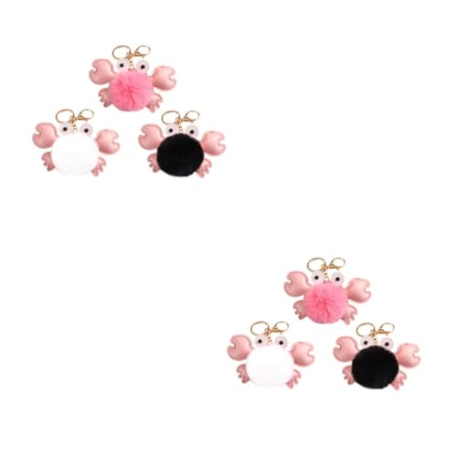 FRCOLOR 2 Sätze Kawaii Schlüsselanhänger Umweltfreundlichem Pu Cartoon Anhänger Für Taschen Rucksäcke Schlüssel Niedliche Dekoration Wassermelone 3 Stücke * 2 von FRCOLOR