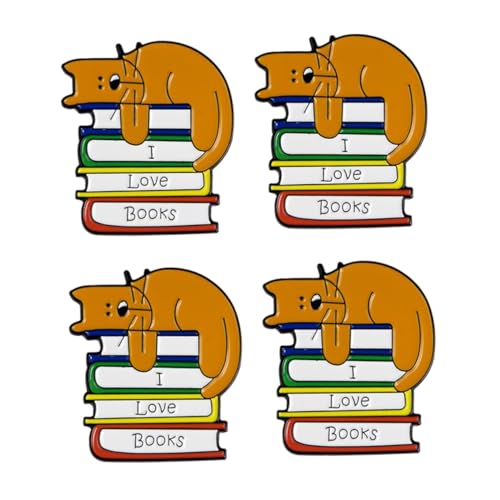 FRCOLOR 2 Sätze Kreative Katzen Broschen Anstecknadeln Für Niedliche Corsage Für Kleider Taschen Accessoires Stilvolle Tier Pins Für Jungen 2 Stück * 2 von FRCOLOR