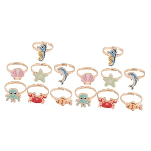 FRCOLOR 2 Sätze Kreativer Fingerring Gold Schmuck Trendige Fingerringe Tierring Mädchen Klingeln Cartoon-ring Bezaubernder Ring Für Mädchen Legierung 7 Stück * 2 FRCOLOR 2 Sätze Kreativer Fingerring Gold Schmuck Trendige Fingerringe Tierring Mädchen Klingeln Cartoon-ring Bezaubernder Ring Für Mädchen Legierung 7 Stück * 2 von FRCOLOR