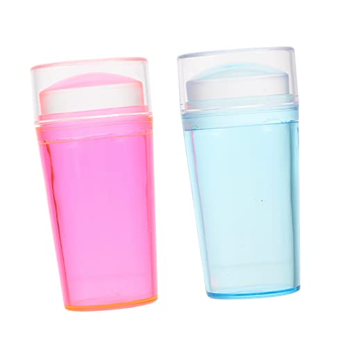 FRCOLOR 2 Sätze Nagelstempel nail nagelbeißer stop Schermaschinen Nägel Aufkleber Reize Nagelstanzplatte Bausatz werkzeug Maniküre einfache Stempel DIY Stampfer Nagelprägestütze Kieselgel von FRCOLOR