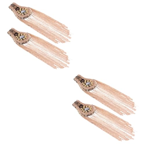 FRCOLOR 2 Sätze Quasten Schulterklappen Dekoration Für Schuhe Hüte Epauletten Für Auffällige Ausstrahlung Accessoire Für Kleidung Herbst Wintermode 2 Stücke * 2 von FRCOLOR
