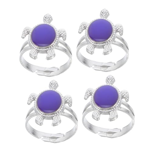 FRCOLOR 2 Sätze Schildkröten Stimmungsring Farbwechsel Ring Für Verstellbarer Emotion Ring Für Jungen Lustiges Für Besondere Anlässe Thermochromer Schmuck 4 Stücke * 2 von FRCOLOR