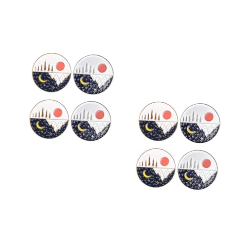 FRCOLOR 2 Sätze Teiliges Kreative Brosche Brustnadel Für Damen Hochwertige Schmuckdekoration Für Kleidung Für Besondere Anlässe 4 Stücke * 2 von FRCOLOR