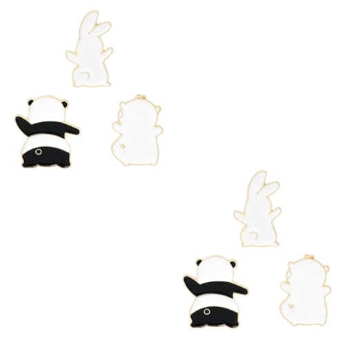 FRCOLOR 2 Sätze Tierform Broschen Legierung Kreative Tierbroschen Für Kleidung Niedliche Tiermuster Anstecker Für Shirts Jacken Accessoires 3 Stücke * 2 von FRCOLOR