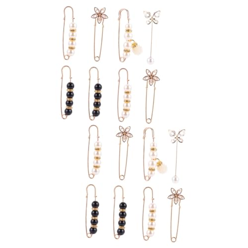 FRCOLOR 2 Sätze Verstellbare Brosche Für Taillenmodifikation Rutschfeste Nadel Für Röcke Kleider Hosen Für Hochzeiten Partys Täglichen Gebrauch 8 Stücke * 2 von FRCOLOR