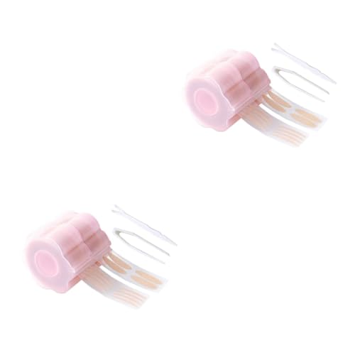 FRCOLOR 2 Sätze doppelter Augenlidaufkleber selbstklebende Augenlidaufkleber Unsichtbare Doppel-Augenlid-Aufkleber doppelter Augenlid-Aufkleber Make-up-Tools Quincunx Rosa von FRCOLOR
