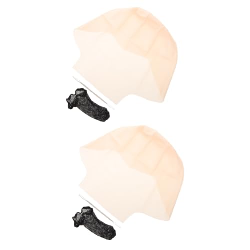 FRCOLOR 2 Sets Glatze Abdeckung Hut Zubehör Cosplay Glatze Kappe Glatze Kappe Für Make Up Rollenspiel Make Up Glatze Kappe Cosplay Make Up Requisiten Kopf Perücke Kappe von FRCOLOR