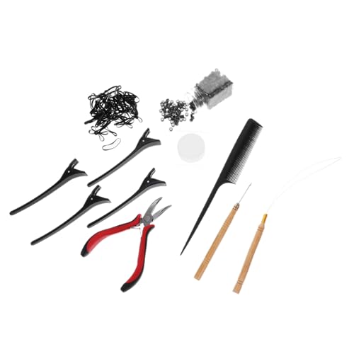 FRCOLOR 2 Sets Haar Lametta Perlen Haarverlängerung Haar Styling Werkzeug Mikroglieder Ringe Perlen I Tip Perlen Perleneinfädler Perlen Für Haare Häkelnadel Für Haare FRCOLOR 2 Sets Haar Lametta Perlen Haarverlängerung Haar Styling Werkzeug Mikroglieder Ringe Perlen I Tip Perlen Perleneinfädler Perlen Für Haare Häkelnadel Für Haare von FRCOLOR