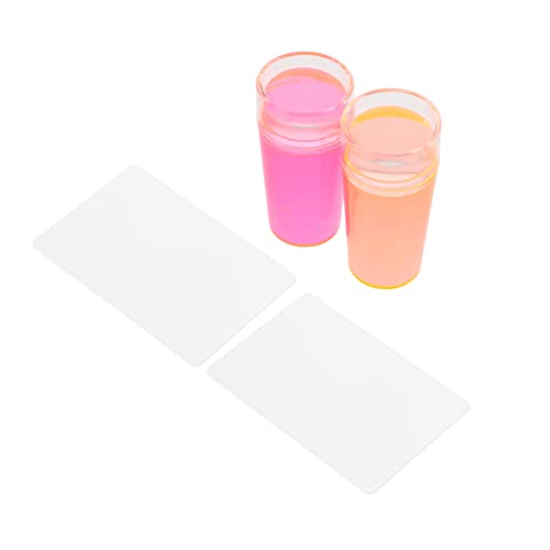 FRCOLOR 2sätze Nagelkunst Stempel Stempeln Und Schabern Für Maniküre Und Nageldesigns Für Salon Und Zuhause Teilig von FRCOLOR