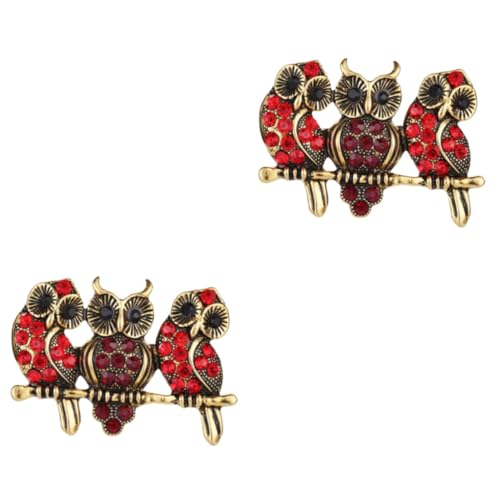 FRCOLOR 2 Stck. Brosche Legierung für Frauen Stilvolles Accessoire zur Dekoration von Kleidung Taschen Besondere Anlässe Wie Geburtstage Weihnachten von FRCOLOR