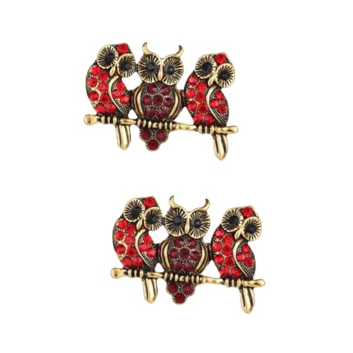 FRCOLOR 2 Stck. Brosche für Frauen Stilvolle Schmuckdekoration Legierung für Kleidung Taschen Accessoires Perfektes für Besondere Anlässe von FRCOLOR