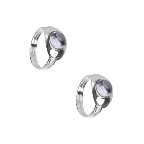 FRCOLOR 2 Stck. Farbwechsel Ring für Damen Kreativer Stimmungsring Temperaturabhängiger Fingerring Delikates von FRCOLOR