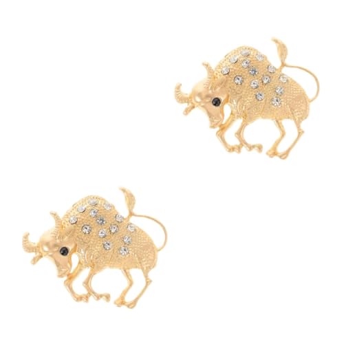 FRCOLOR 2 Stck. Kreative Brosche Tier für Männer Legierungsbrosche zur Dekoration für Partys Besondere Anlässe von FRCOLOR