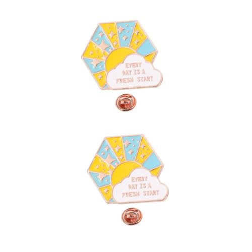 FRCOLOR 2 Stck. Stylische Brosche mit Kreativem Design Anstecknadel für Kleidung Accessoire für Anlässe Wie Cosplay Weihnachtsfeiern Jubiläen Vielseitig Einsetzbar Dekoration für Haarband von FRCOLOR