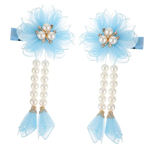 FRCOLOR Elegantes Blumen-haarnadel-quasten-set Modischer Haarschmuck Für Mädchen Party-kopfschmuck von FRCOLOR