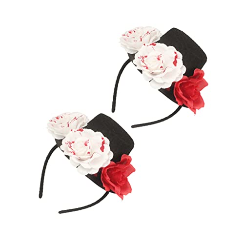 FRCOLOR Party-haarreifen Für Frauen Blumen-stirnband Mädchen-stirnband Für Hochzeit 3 Blüten von FRCOLOR