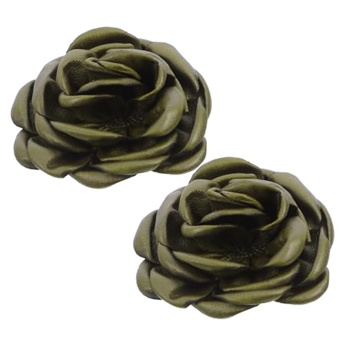 FRCOLOR 2 Stück Abnehmbare Blumen Schuhclips für Damen Elegante Schuhschnallen mit Floralem Design Einfach zu Befestigende Stilvolle Schuhembellishments für High Heels Sneaker und Stiefel von FRCOLOR