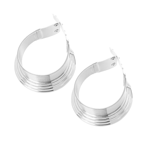 FRCOLOR 2 Stück Afrikanische Tribal Halsketten für Damen Auffällige Ethno-kollier Schmuckstücke in Silber Exotische Choker für Alltag und Besondere Anlässe von FRCOLOR