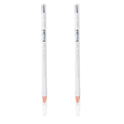 FRCOLOR 2 Stück Weißer Eyeliner Und Augenbrauenstift, Präzise Anwendung, Für Langanhaltendes Augen-Make-Up von FRCOLOR