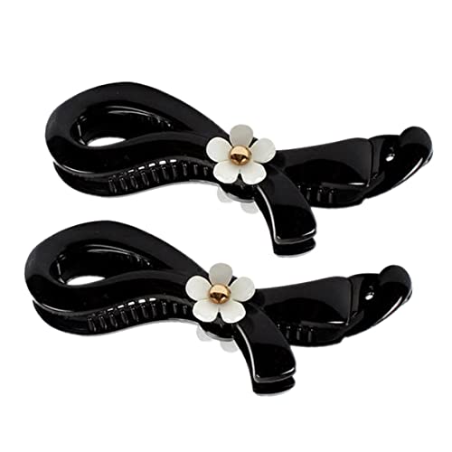 FRCOLOR 2 Stück Bananen Haarspangen für Pferdeschwanz Rutschfeste Haar Accessoires für Frauen und Mädchen Kreative Haarclips von FRCOLOR