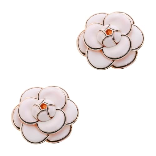 FRCOLOR 2 Stück Blütenbrosche Legierung für Damen Vielseitiger Mode Accessoire für Kleidung Taschen für Business Anzüge Kleider Festliche Anlässe von FRCOLOR