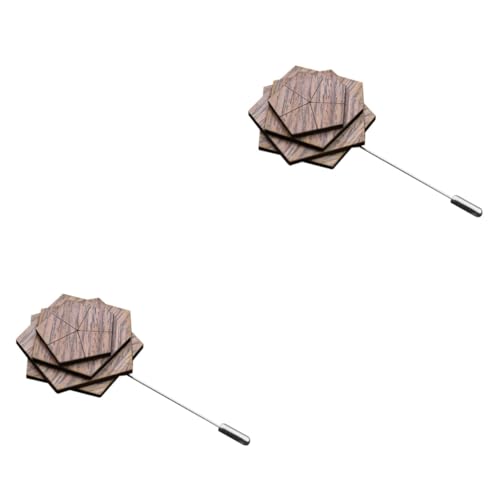 FRCOLOR 2 Stück Boutonniere Pin Männer Mann Herren-Anstecknadel für Anzüge Blumen- deko Herren-Anstecknadel für Anzug Boutonniere-Anstecknadel für Herrenanzug Zinklegierung von FRCOLOR