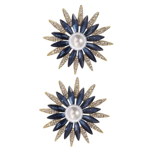 FRCOLOR 2 Stück Brosche für Damen Herren Geometrisches Design Langlebige Kupfermaterialien Vielseitige Anstecknadel für Kleidung Schals Anzüge Stilvolles Accessoire von FRCOLOR